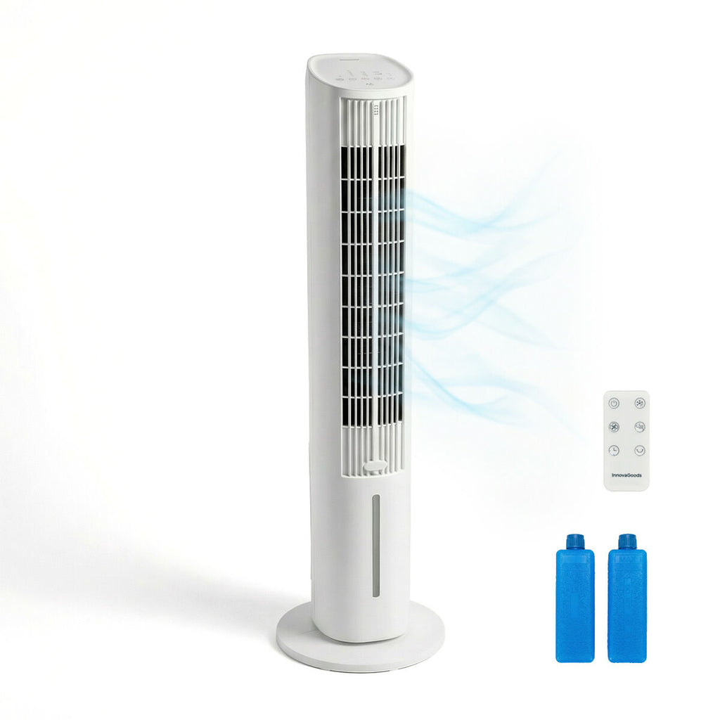 Climatizzatore Evaporativo Portatile a Torre Multifunzione con Telecomando Hushly InnovaGoods